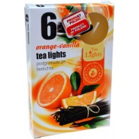 Sviečka čajová ORANGE-VANILLA Sviečka čajová ORANGE-VANILLA